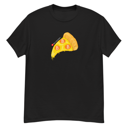 Camiseta clásica hombre PizzaBTC Pixel Art by MagicBoom
