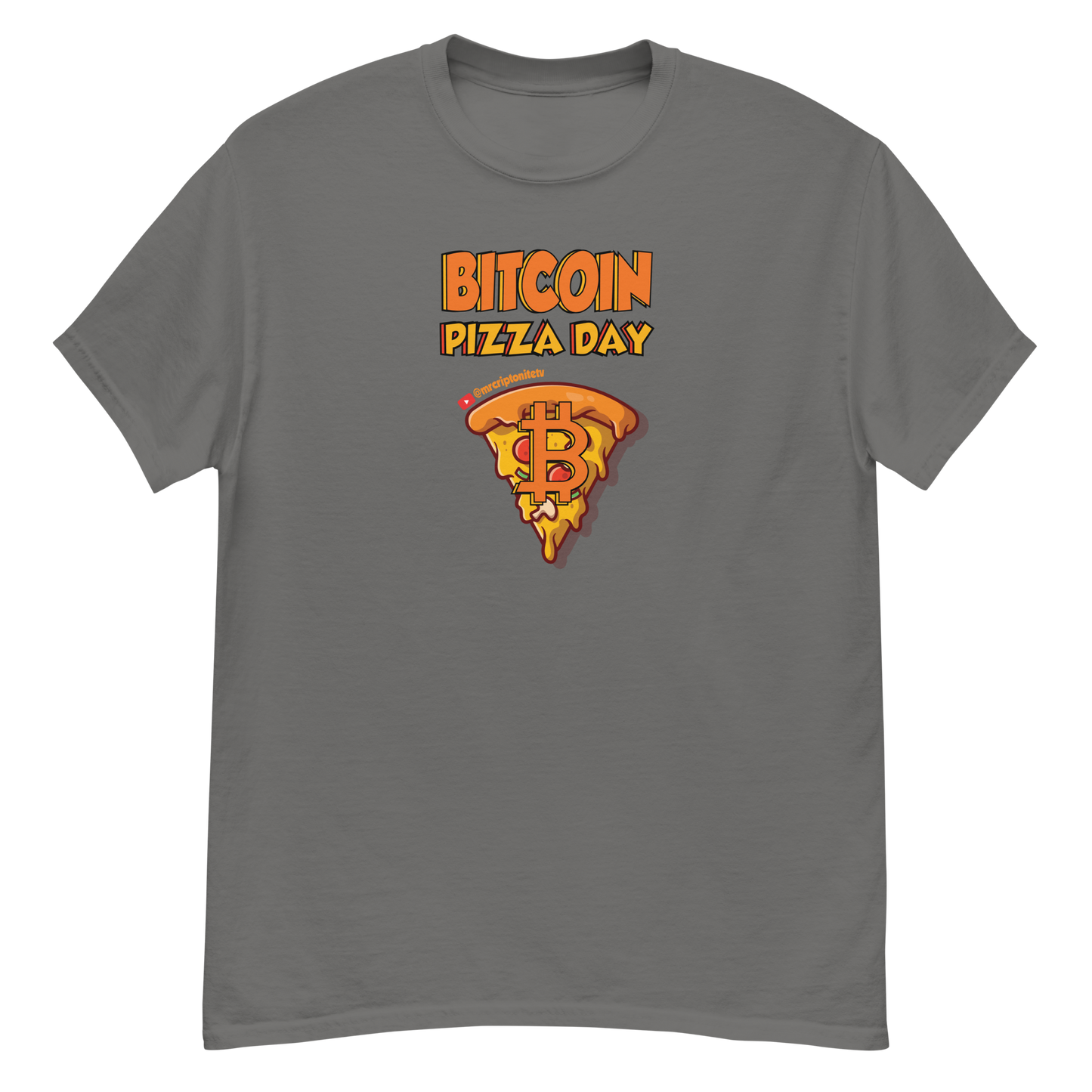 Camiseta clásica hombre BitcoinPizzaDay By Jenny