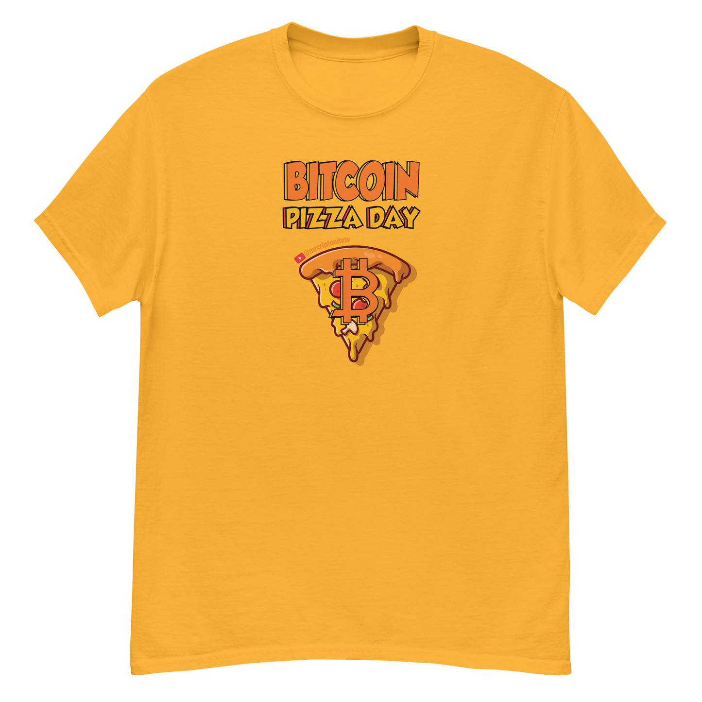 Camiseta clásica hombre BitcoinPizzaDay By Jenny