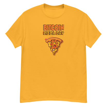 Camiseta clásica hombre BitcoinPizzaDay By Jenny