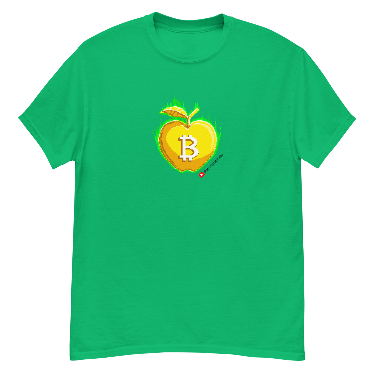 Camiseta clásica hombre AppleDiscordiaBTC Pixel Art by MagicBoom