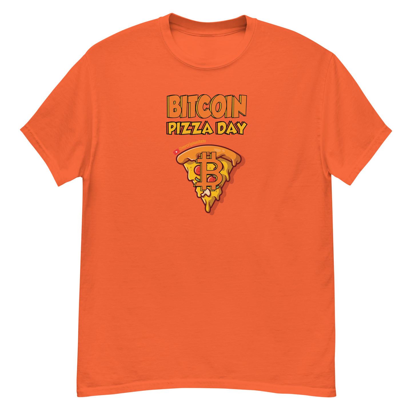 Camiseta clásica hombre BitcoinPizzaDay By Jenny