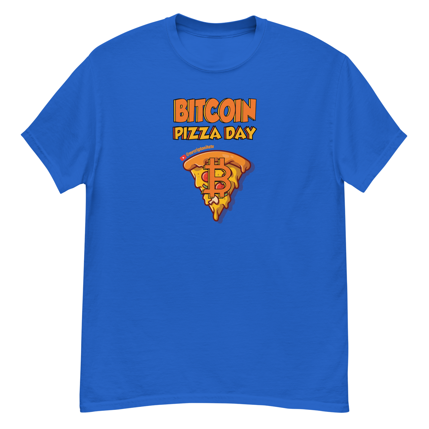 Camiseta clásica hombre BitcoinPizzaDay By Jenny