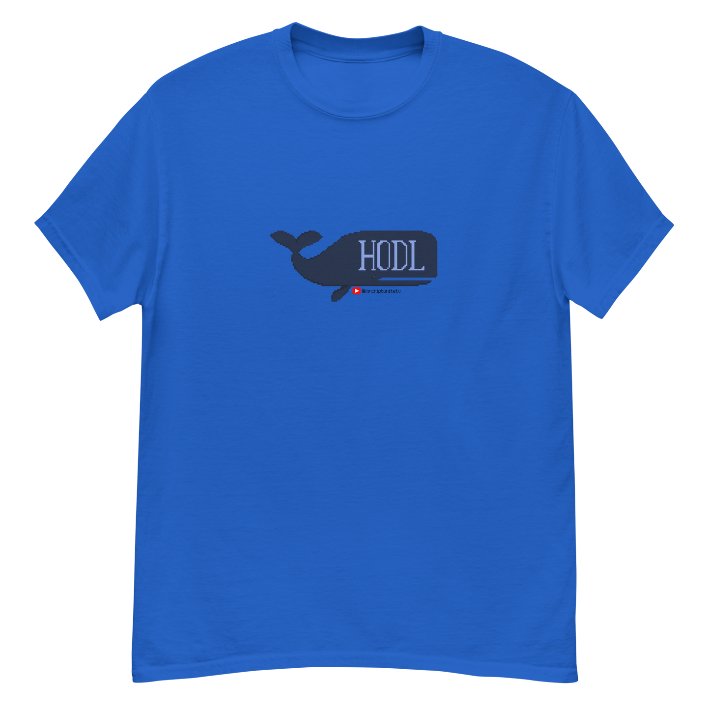 Camiseta clásica hombre WhaleHODL Pixel Art By MagicBoom