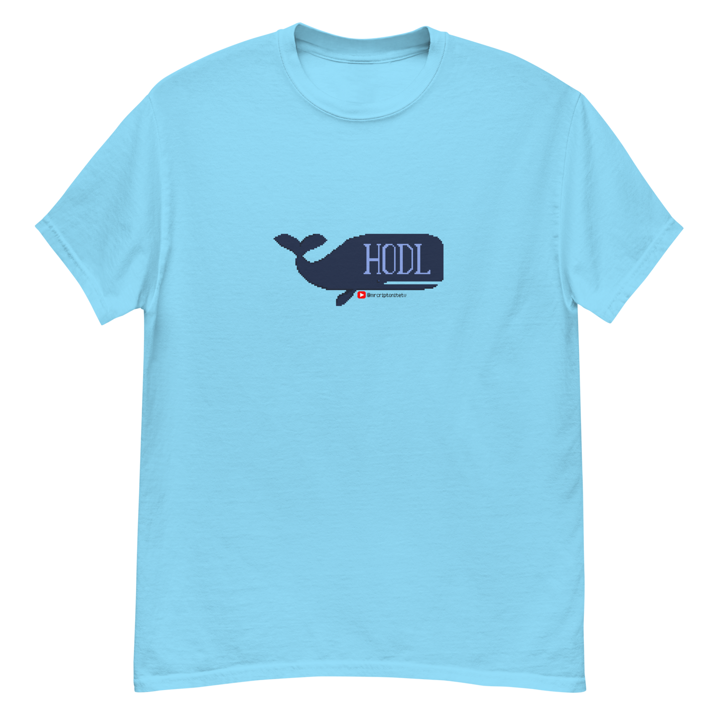 Camiseta clásica hombre WhaleHODL Pixel Art By MagicBoom