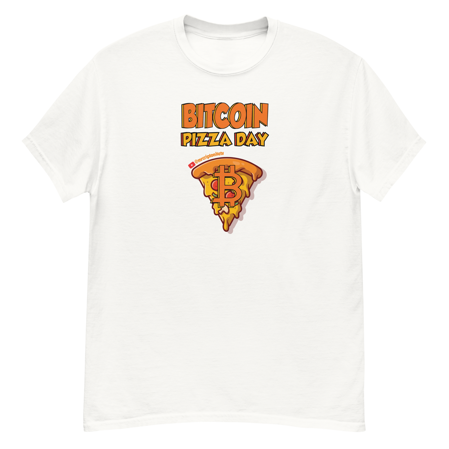 Camiseta clásica hombre BitcoinPizzaDay By Jenny