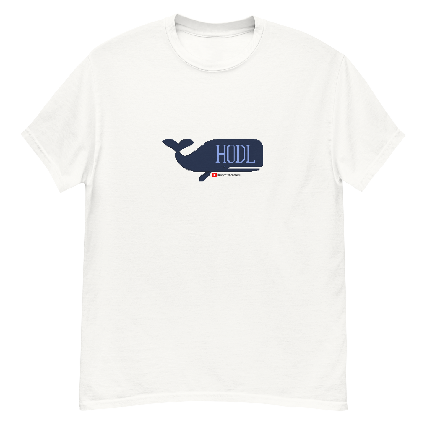 Camiseta clásica hombre WhaleHODL Pixel Art By MagicBoom