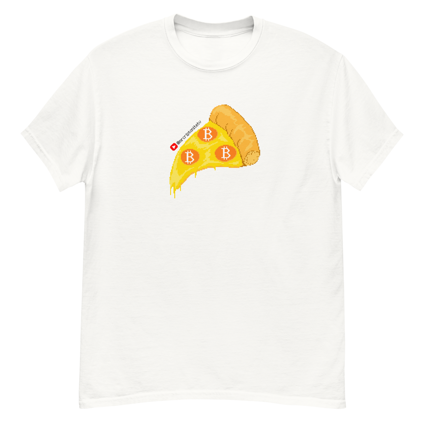 Camiseta clásica hombre PizzaBTC Pixel Art by MagicBoom